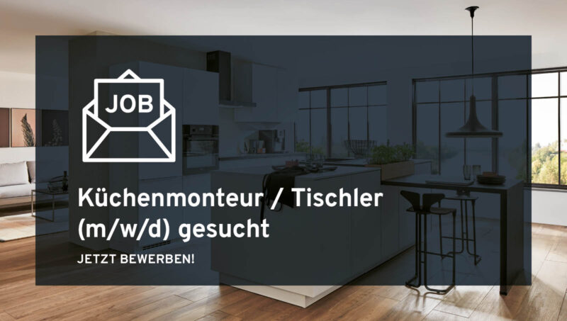 Bild mit der Suche nach einem Küchenmonteur/ Tischler (m/w/d)