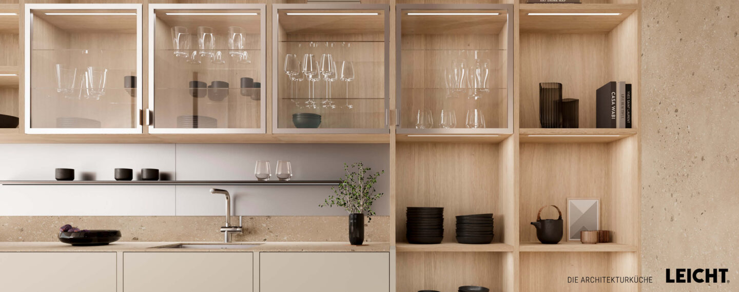 Japandi Küche von Leicht zeigt wie eine gut geplante Küche aussehen kann.